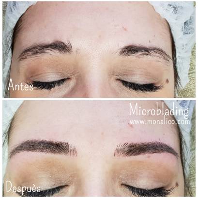 Microblading tecnica en Monalico