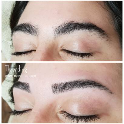 Micropigmentación de cejas recuperacion en Monalico