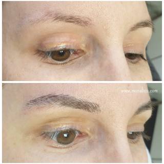 Micropigmentación de cejas precio en Monalico