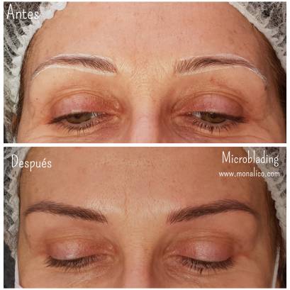 Maquillaje permanente de cejas en Monalico