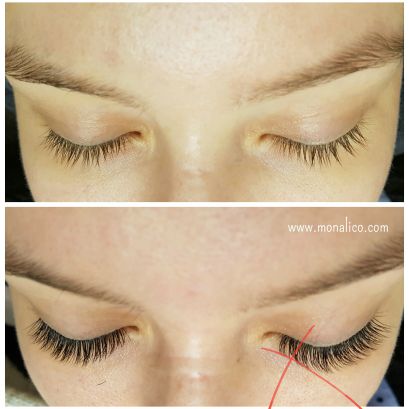 Ventajas y desventajas de extensiones de pestañas en Monalico