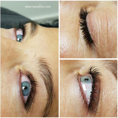 Mascara efecto extensiones en centro especializado