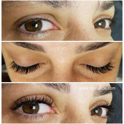 Tinte de cejas y pestañas en Monalico