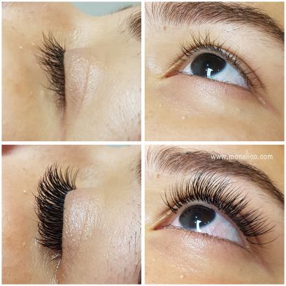 Extensiones de pestañas en Monalico