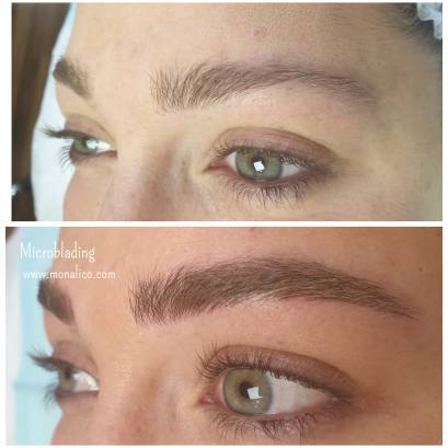 Tecnica de microblading en Monalico