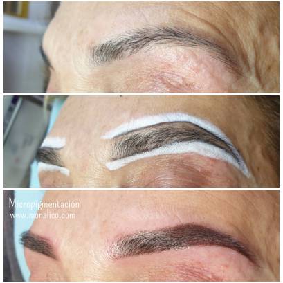 Cejas naturales en centro especializado