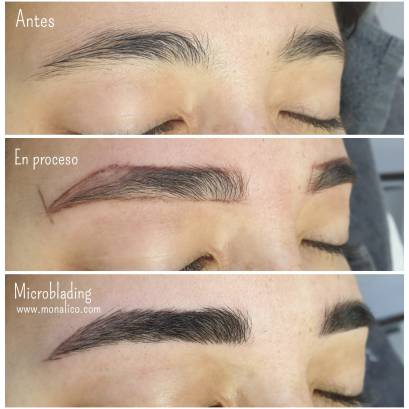 Cejas mujer en centro especializado