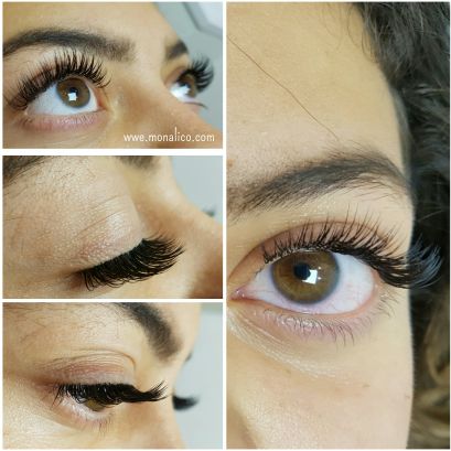 Extensiones pestañas 3d en Monalico