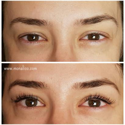 Cejas hiperrealistas en Monalico