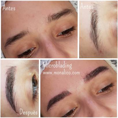 Delineado de cejas permanente en Monalico