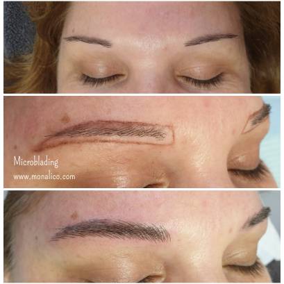 Cejas tres d en centro especializado