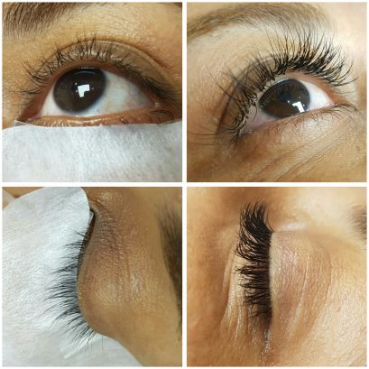 Extensiones de pestana volumen ruso en Monalico
