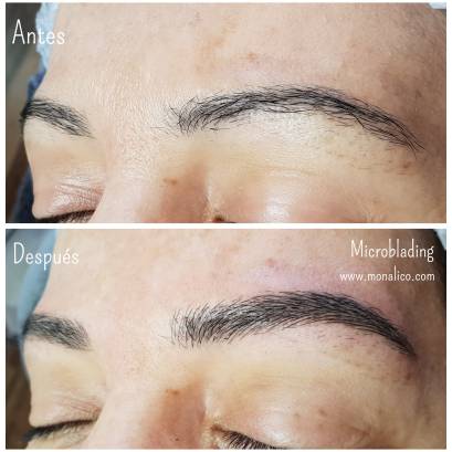 Micropigmentación cejas barcelona precios en Monalico