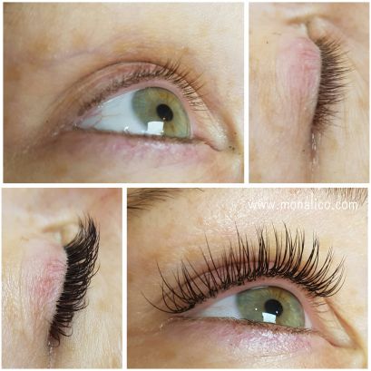Extensiones de pestañas naturales en Monalico