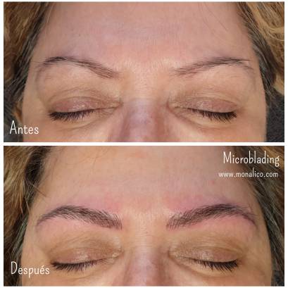 Micropigmentación de cejas pelo a pelo precio en Monalico