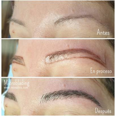 Cejas tatuadas pelo a pelo precio en Monalico