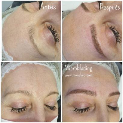 Micropigmentacion de cejas cuanto dura en Monalico