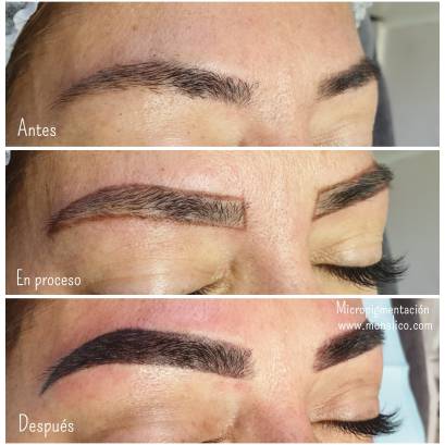 Microblading cejas en centro especializado
