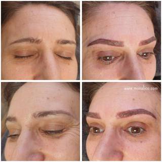 Microblading cejas 3d en Monalico