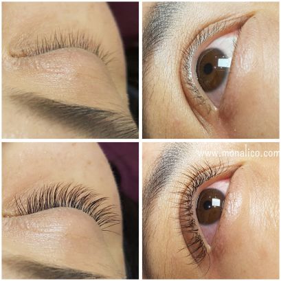 Extensiones de pestañas look natural en centro especializado