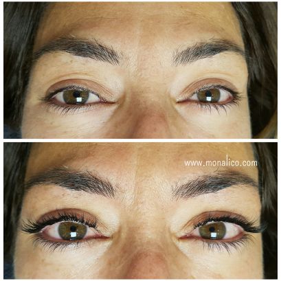 Cuidados para extensiones de pestañas en Monalico