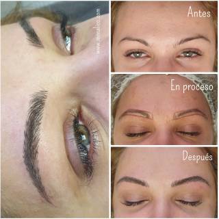 Tatuajes para cejas en centro especializado