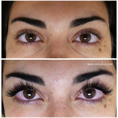 Extensiones de pestañas ventajas y desventajas en Monalico