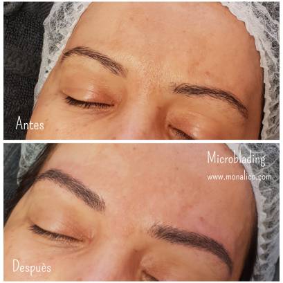 Cejas pigmentadas en Monalico