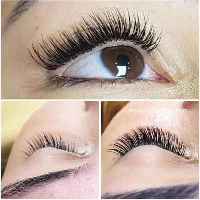 Extension de pestañas efecto natural