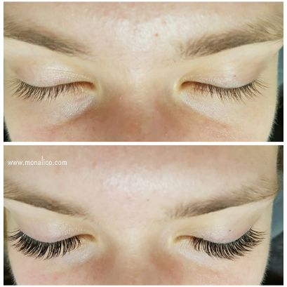 Extension de pestañas tecnica rusa