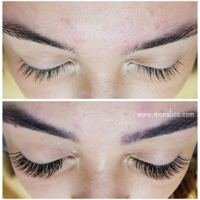 Mantenimiento extensiones de pestañas