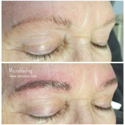 Micropigmentación sombreado de cejas