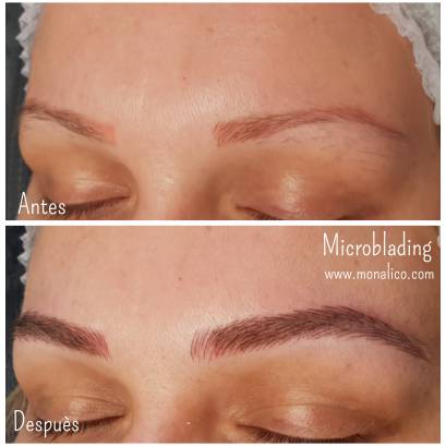 Augenbrauen microblading