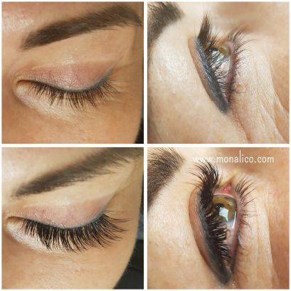 Pestañas de volumen ruso