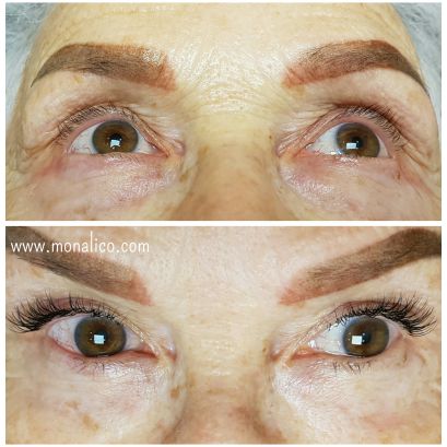 Como son las pestañas 3d