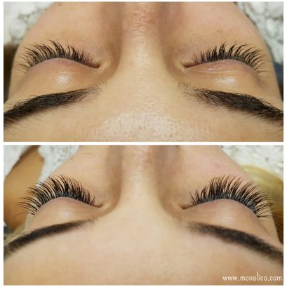 Quitar extensiones de pestañas con aceite