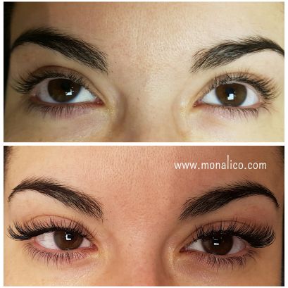 Pestañas volumen ruso