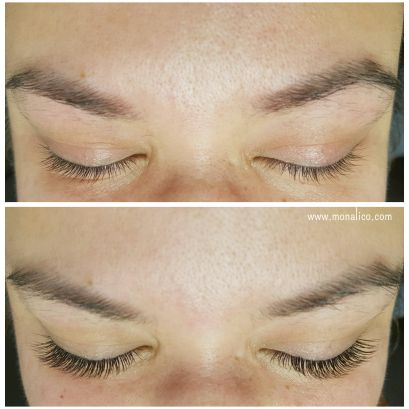 Extensiones de pestañas en casa