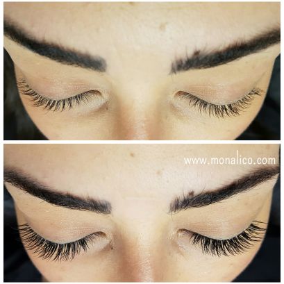 Pestañas de una por una