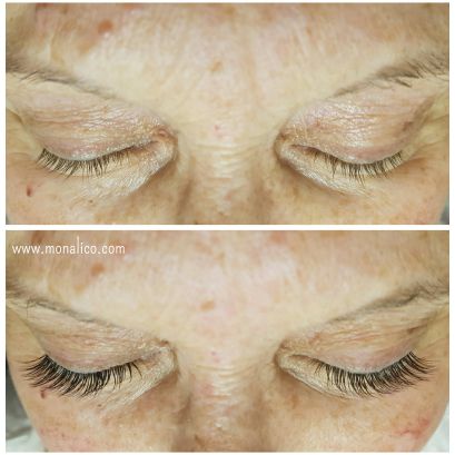 Permanente y tintura de pestañas