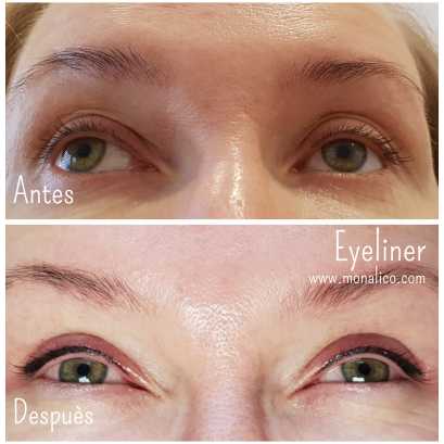Micropigmentación linea ojos