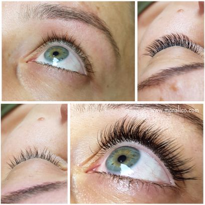 Extensiones de pestañas look natural