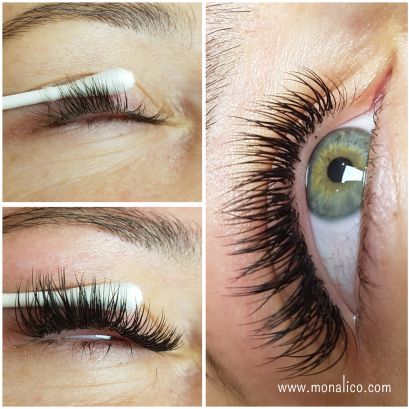 Aplicacion de pestañas mink