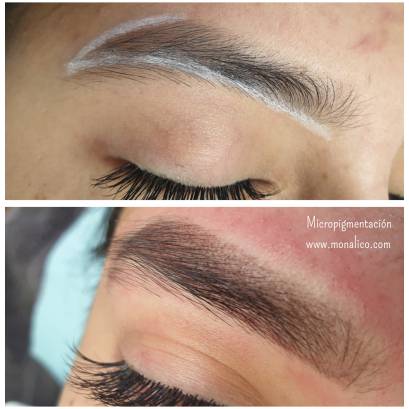 Relleno de cejas
