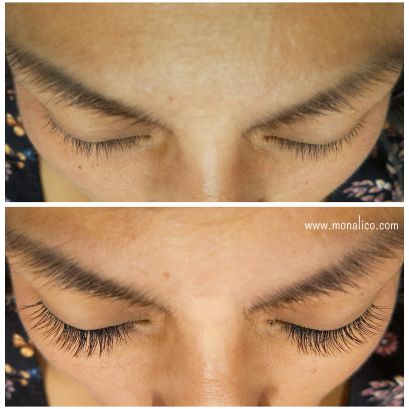 Tecnica rusa de pestañas