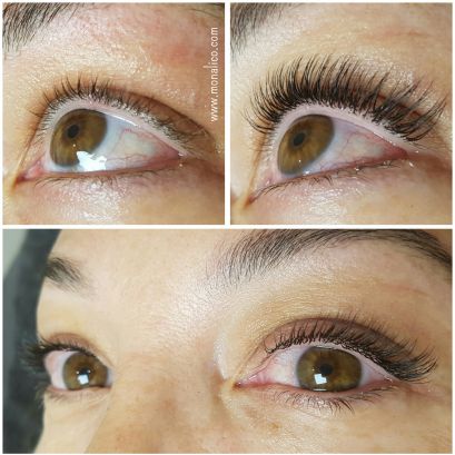 Extensiones de pestañas estilo ruso