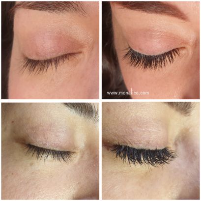 Como quedan las extensiones de pestañas