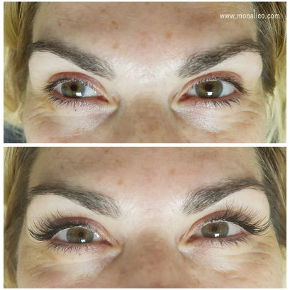 Pestañas mink efecto rimel