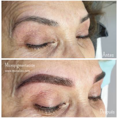 Microblading eyebrows