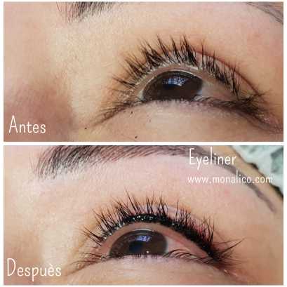 Tatuaje delineado de ojos